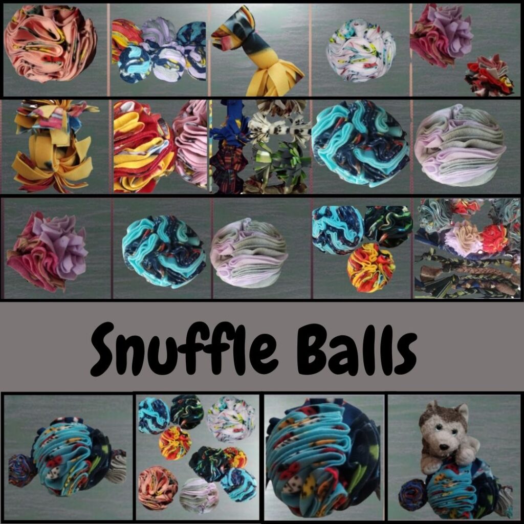 Snuffle-Balls collage